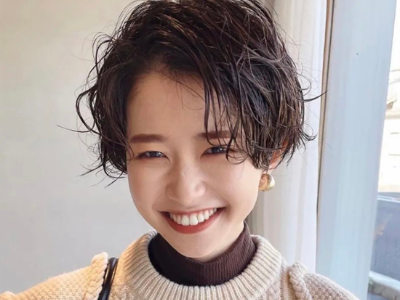 湿发感短烫发 复古慵懒又帅气