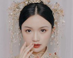 中式秀禾新娘妆发 甜美洋气仙气无比