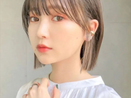 齐下巴短发波波 不开滤镜也超好看