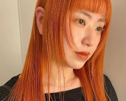 夏天氛围感染发 橙色橘色头发