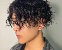 男生卷发流行大势 弹性线条卷超帅的