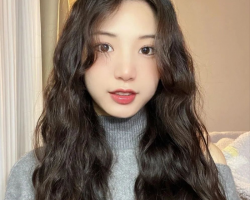 长发烫个“全头烫” 造型美得没边了