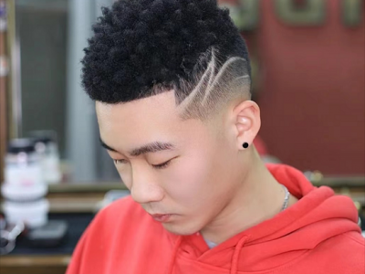 街头男生黑人烫发型 时尚酷炫与众不同