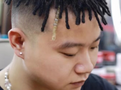 美式盆栽脏辫图片 嘻哈帅哥发型范本