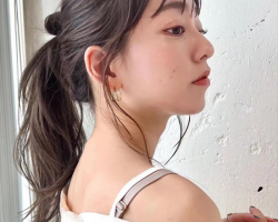 气质低马尾扎发 风格百变不挑人