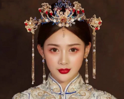中式秀禾新娘发型 尽显东方古典魅力