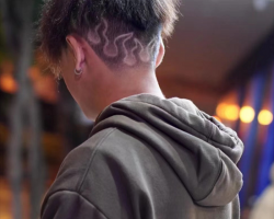 男生后脑勺雕刻 酷炫铲青雕刻推荐