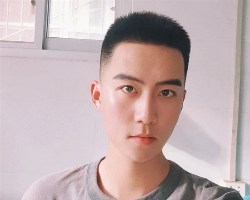 男生寸头发型推荐 渐变寸头帅气爆棚