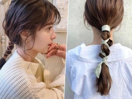 女生怎么扎马尾好看 绑发绳的马尾教程图解