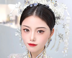 美出圈的中式新娘发型 款款让人移不开视线