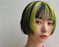 辣妹风挑染发型 甜酷迷人巨亮眼