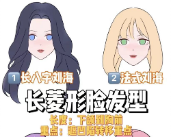 圆脸长脸方脸发型 找对发型变精致好看