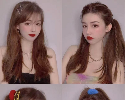 辣妹发型教程 三分钟速成扎发