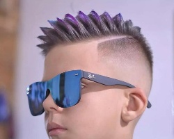 小男孩怎么剪头发 潮色背头帅翻天