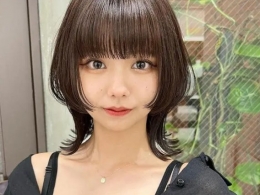 日系中长发尾烫图片 洋气减龄越看越美