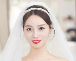 仙气新娘头纱造型 绝美梦幻不挑人