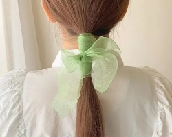 日系长发扎发LOOK 简单好看赶紧跟着扎起来