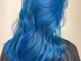 梦幻海蓝发色 唯美时髦巨高级
