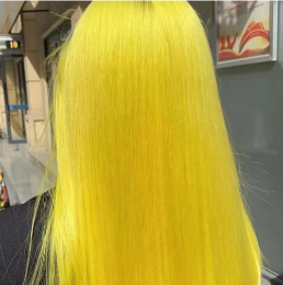 显白减龄柠檬黄 温柔仙气染发设计