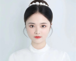 复古新娘赫本盘发 优雅高贵典雅别致