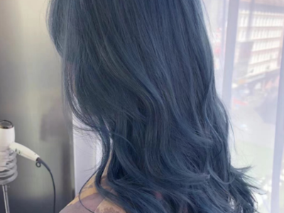 梦幻时尚“蓝灰色” 人气女团染发颜色