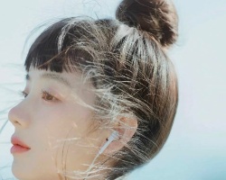 小清新丸子头推荐 可爱减龄丸子头扎发