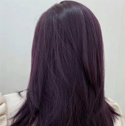 夏季最火黑紫色发色 温柔显白又高级