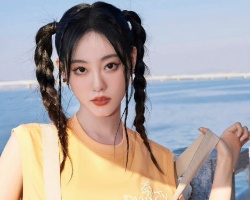 祝绪丹元气双马尾造型 又甜又酷告别路人感
