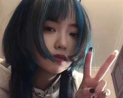 网红同款水母头挑染 打造时尚视觉冲击