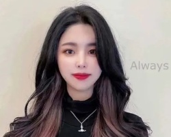 个性耳边染发效果图 时髦抢眼不撞发
