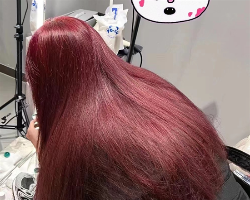 夏季超火红色系发色推荐 樱桃红车厘子红超显白