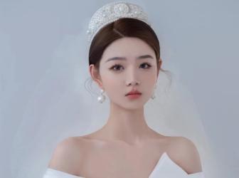仙气皇冠新娘发型 精致绝美让人惊艳