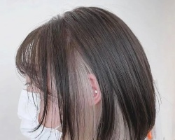 女生潮色挑染发图鉴 耳边染发越看越美
