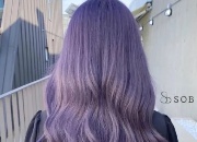 蓝紫色发色效果图 时尚显白美出惊艳感