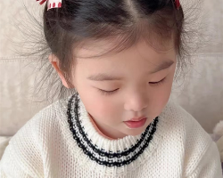 幼儿园小女孩扎发 甜酷时髦又百搭