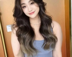 最美的女神长卷发 款款洋气优雅显气质