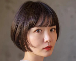 可爱日系短发波波 乖巧伶俐讨人喜欢