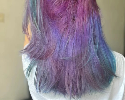 浪漫梦幻“西梅紫”发色 从染色到掉色都好看