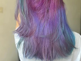浪漫梦幻“西梅紫”发色 从染色到掉色都