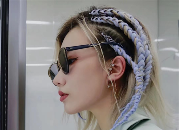 潮酷女生短发脏辫 复古摇滚范十足