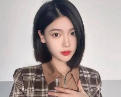 时尚干练短直发推荐 可盐可甜直发女生必备