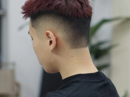 男生帅气发型推荐 清爽渐变前刺短发