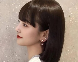 修颜减龄发型精选 厚刘海轻松变小脸