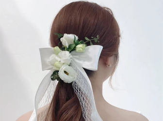 韩式新娘低马尾发型 美得让人怦然心动