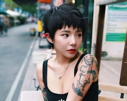 火爆全网的狗啃刘海造型 又酷又美吸睛力百分百