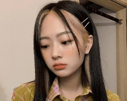 最火的刘海染造型 个性惹眼秒变时髦精