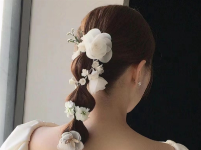 仙气唯美鲜花发型 新娘首选的风格