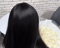 优雅温柔黑长直 简约大方好打理