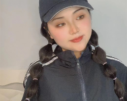 甜酷泡泡辫扎发 任何季节都适合
