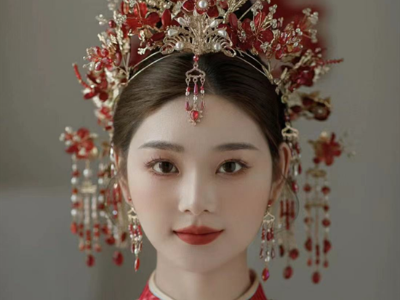 中式复古新娘发型 尽显古典优雅范